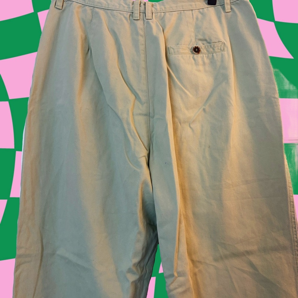 Liz Claiborne Light Sage Green Pleated Women's Pants - Picture 3 of 4